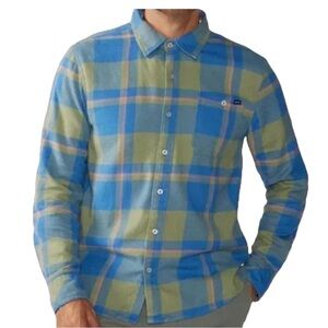 Chubbies Men’s Plaid BE GLAD WEAR Shirt Size Large NWT